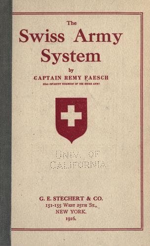 Tapa de The Swiss army system.