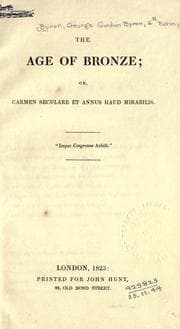 Tapa de The age of bronze