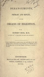 Tapa de Derangements, primary and reflex, of the organs of digestion