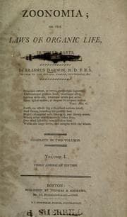 Tapa de Zoonomia