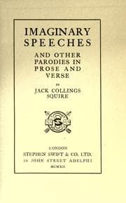 Tapa de Imaginary speeches