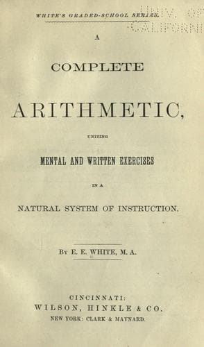 Tapa de A complete arithmetic