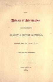 Tapa de The defence of Stonington (Connecticut)
