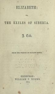 Tapa de Elizabeth; or The exiles of Sibera