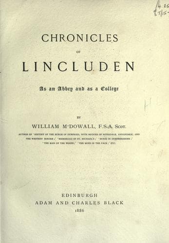 Tapa de Chronicles of Lincluden