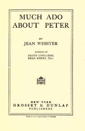 Tapa de Much ado about Peter