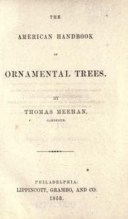 Tapa de The American handbook of ornamental trees