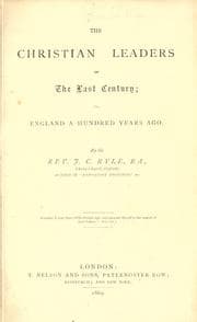 Tapa de The Christian leaders of the last century