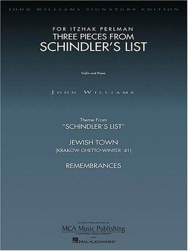 Tapa de Three Pieces from Schindler's List