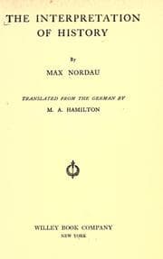 Tapa de The interpretation of history
