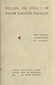 Tapa de Ballads and songs