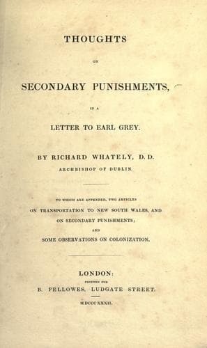 Tapa de Thoughts on secondary punishments