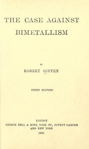 Tapa de The case against bimetallism.