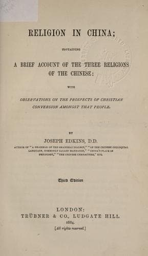 Tapa de Religion in China