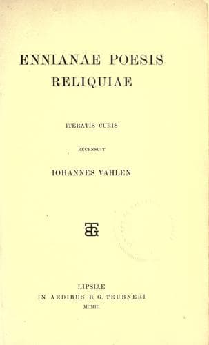 Tapa de Ennianae poesis reliquiae
