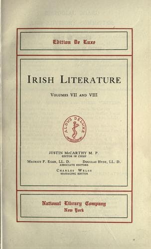 Tapa de Irish literature