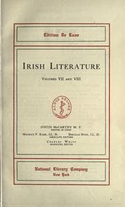 Tapa de Irish literature