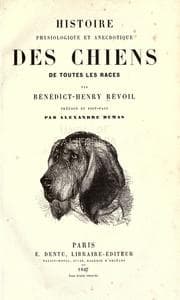 Tapa de Histoire physiologique et anecdotique des chiens de toutes les races