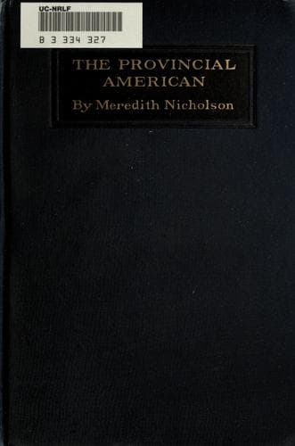 Tapa de The provincial American and other papers