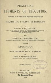 Tapa de Practical elements of elocution