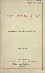 Tapa de Lyra apostolica