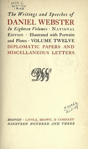 Tapa de The writings and speeches