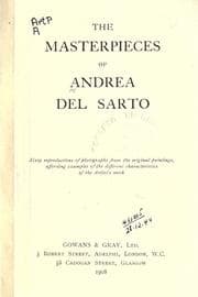 Tapa de The masterpieces of Andrea del Sarto