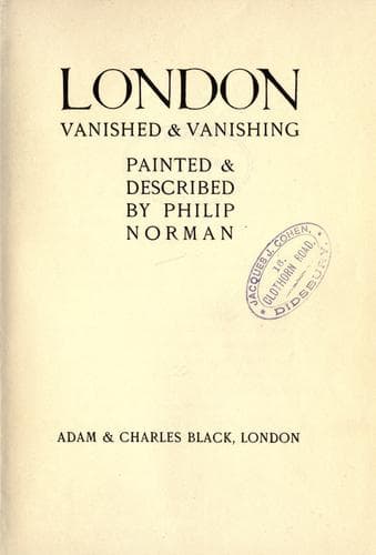 Tapa de London vanished & vanishing