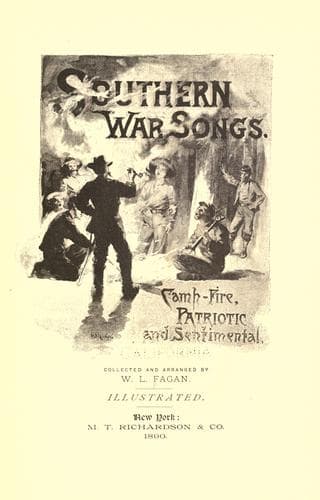 Tapa de Southern war songs