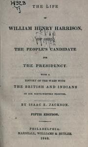 Tapa de The life of William Henry Harrison
