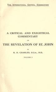 Tapa de A critical and exegetical commentary on the Revelation of St. John
