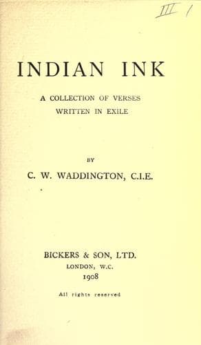 Tapa de Indian ink