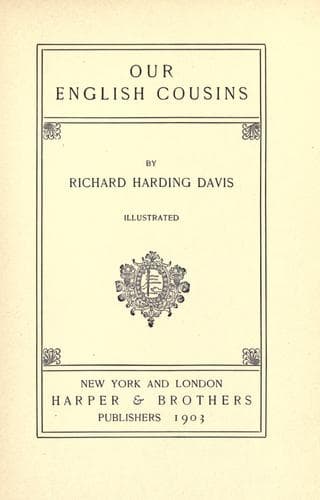 Tapa de Our English cousins