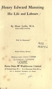 Tapa de Henry Edward Manning, his life and labours