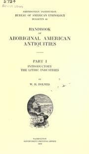 Tapa de Handbook of aboriginal American antiquities