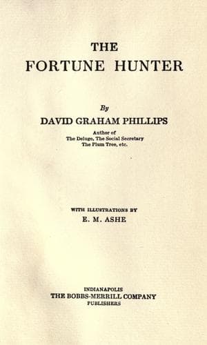 Tapa de The fortune hunter