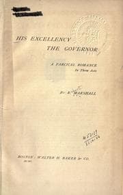 Tapa de His Excellency the governor