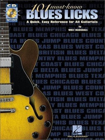 Tapa de 101 Must-Know Blues Licks