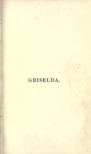 Tapa de Griselda, a tragedy