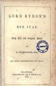 Tapa de Lord Byron's Don Juan