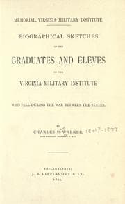 Tapa de Memorial, Virginia Military Institute