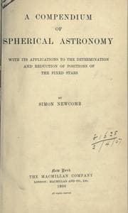 Tapa de A compendium of spherical astronomy with its applications to the determination and reduction of positions of the fixed stars
