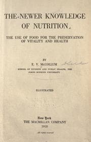 Tapa de The newer knowledge of nutrition
