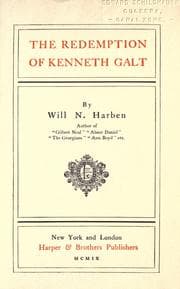 Tapa de The redemption of Kenneth Galt