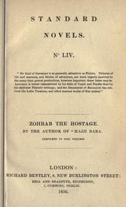 Tapa de Zohrab, the hostage