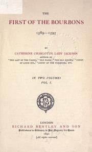 Tapa de The first of the Bourbons, 1589-1595