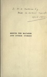Tapa de Montes the matador, and other stories