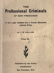 Tapa de The professional criminals of San Francisco