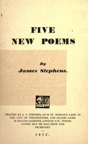 Tapa de Five new poems
