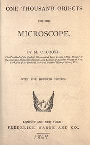Tapa de One thousand objects for the microscope
